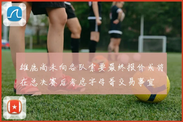 雄鹿尚未向各队索要最终报价或将在总决赛后考虑字母哥交易事宜